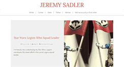 Desktop Screenshot of jeremysadler.net